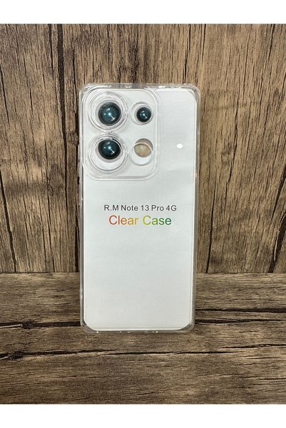 YZGOLDEN غطاء هاتف شفاف من مادة TPU متوافق مع كاميرا Redmi Note 13 Pro 4G