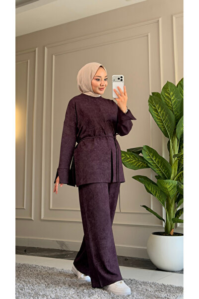 Suede Style 6613 - Stylish and Comfortable Viscose Soft Fabric Waist Tie Wome...