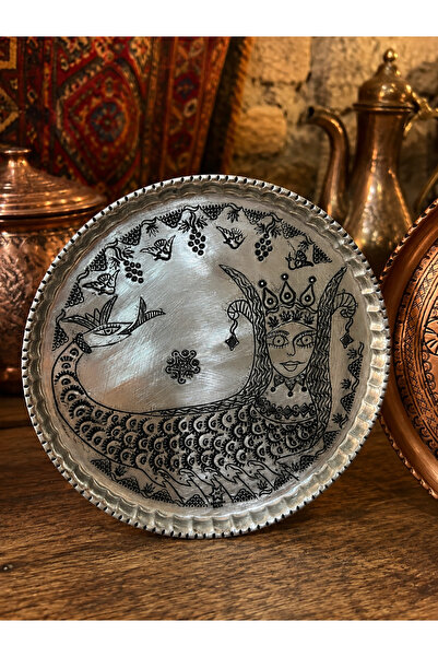 Mardin El işlemeli ŞAHMERAN BAKIR TEPSİ
