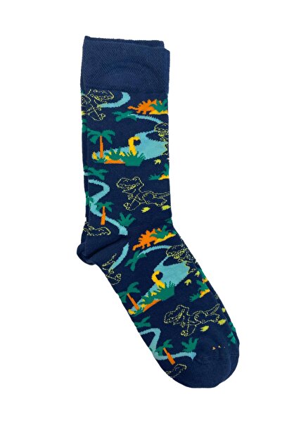 TMR Quality Comfortable Breathable Dinosaur Patterned Unisex Socks