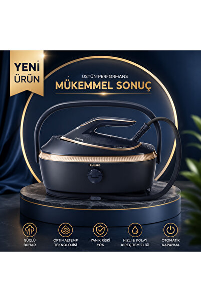 Philips Yeni 8000 Serisi PerfectCare Buhar Kazanlı Ütü, OptimalTEMP, Otomatik...