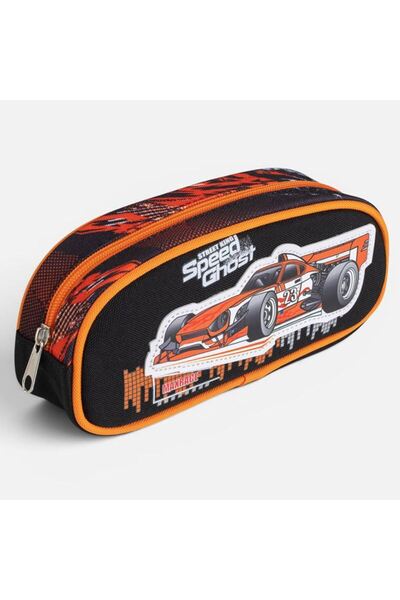 BAMI NETWORK Penar oval masina de curse poliester negru 22cm baieti scoala
