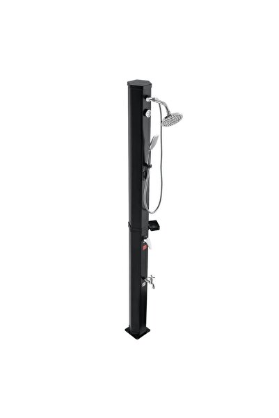 OMS Dus solar pentru piscina, 40 l, Inaltime cap dus 205 cm, Temperatura si p...