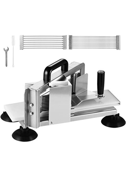 OMS Feliator manual de rosii si legume, Inox, 1/4", 3/8", 3/16", 4 x picioare...