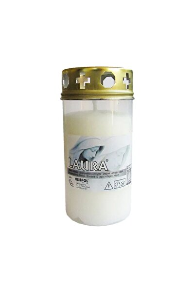 LCA Set 6 x Candela cu Capac W3D Alb 45 Ore