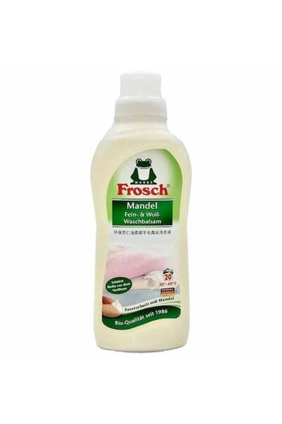 Frosch Balsam de rufe lichid pentru lână și rufe delicate cu migdale, 750 ml