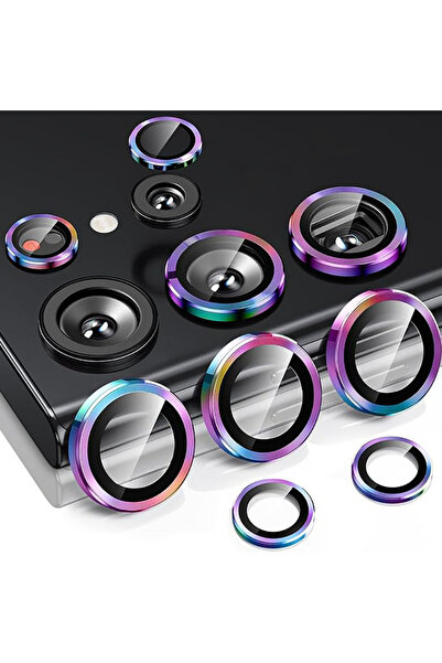 Choice1 for Galaxy S26 Ultra Colorful Metal Colorful Lens Ring Glass Protecti...