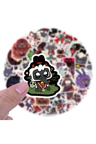 Choice 60PCS 60PCS Cult of The Lamb Stickers Graffiti Stickers DIY Diary Phon...