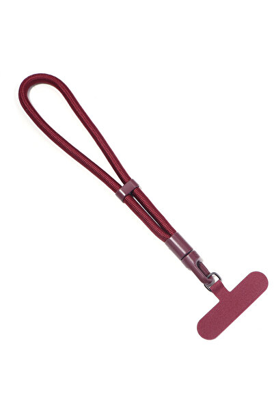 Choice8 1 piece Wine red Universal Adjustable Mobile Phone Lanyard Short Wris...