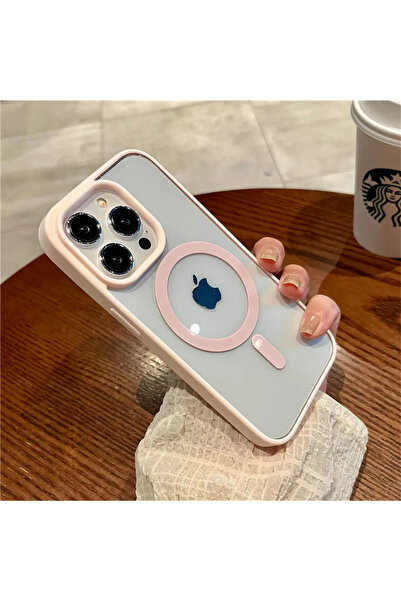 Choice32 For iphone 14 Pink Transparent iphone 17 Air ProMax Thin For Magsafe...