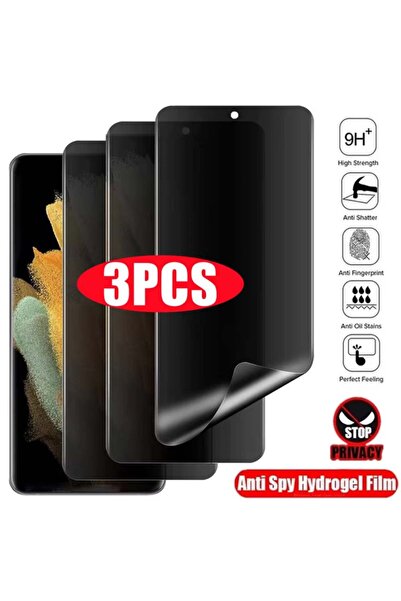 Choice21 3Pcs Privacy Hydrogel Samsung S22 Ultra 3Pcs Privacy Hydrogel Film f...