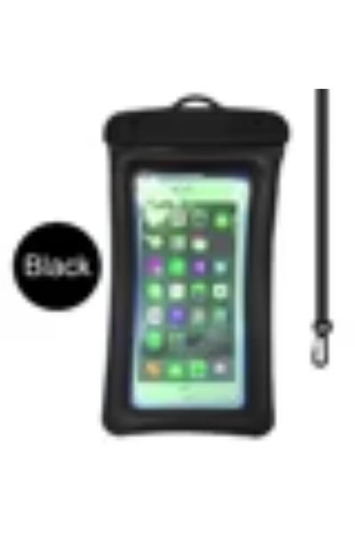 Choice black PVC Transparent Waterproof Phone Pouch Touchscreen Compatible wi...