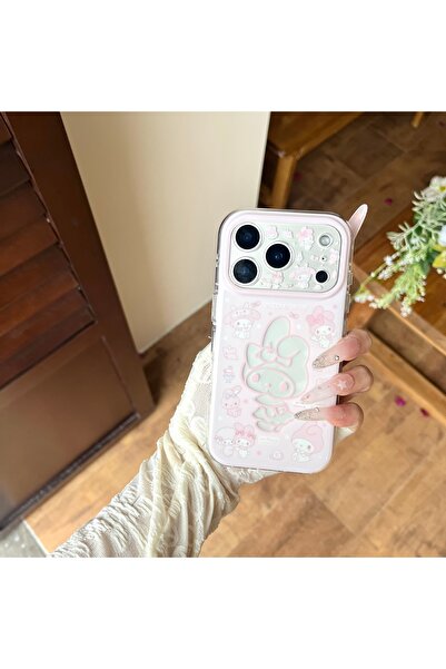 choice2 iPhone17 Pro Max Pink Luxury Pink Delicate Melody Cut-out Stickers Me...