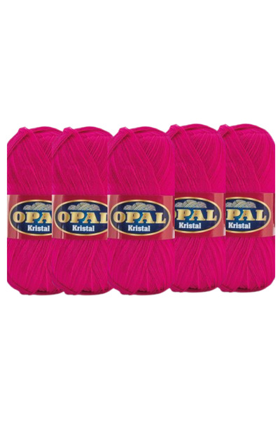 OPAL Kristal Fiber Yarn 5-Pack 100 Gr 450 Mt – Bath Fiber, Scrubbing Cloth an...