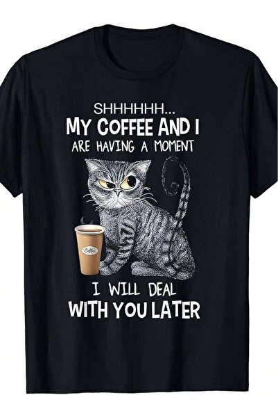 9JY Funny T-Shirt, My And I Graphic Tee, Cute Tabby Design Top, Gift For Cat ...