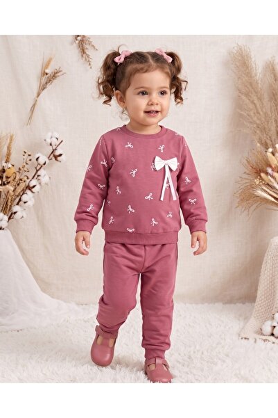 voyyo kids baby Girl's Seasonal 1-2-3-4 Year Old Bow Detailed 2 Threaded Top ...