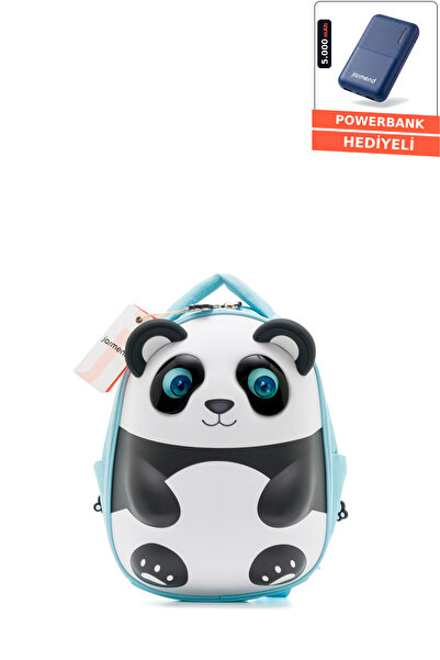 jarmend Panda LED Ekranlı Çocuk Sırt Çantası Panda Tasarımlı Anaokulu Kreş Ça...