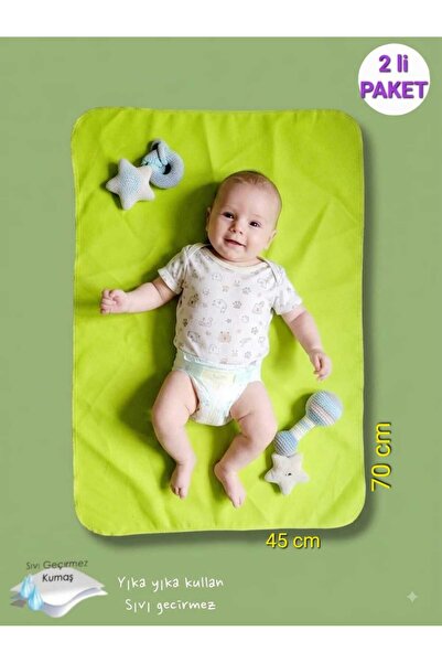 GÜRPAMUK HOME & BABY غطاء حفاضات الأطفال من OUTLET مكون من قطعتين، غطاء حماية...