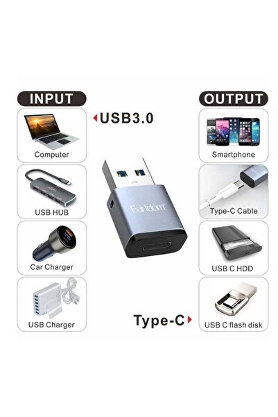 Earldom 0T61 Type C to Usb 3.0 OTG Converter