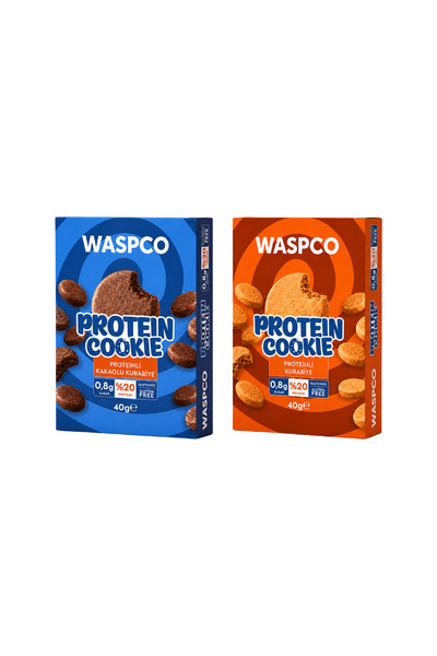 Waspco Proteinli Kurabiye İkili Lezzet Paketi