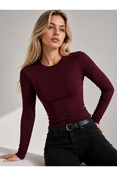 POLYMOOD 95% Cotton Crew Neck Sweatproof Breathable Long Sleeve Bodysuit