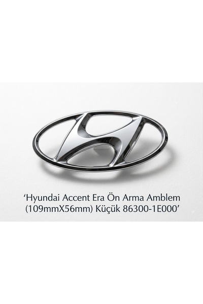 fkoto Hyundai Accent Era Ön Arma Amblem (109mmX56mm) Küçük 86300-1E000