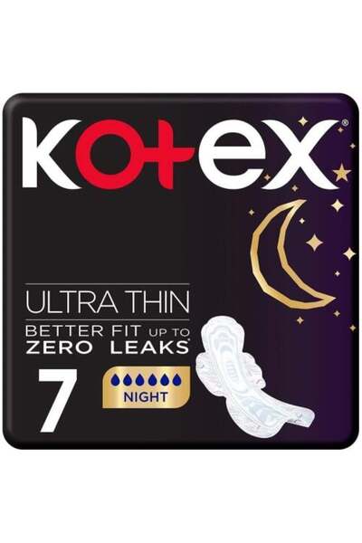 Kotex فوط صحية ليلية فائقة - 7 فوط
