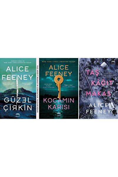 Yabancı Yayınları Güzel Çirkin + Kocamın Karısı + Taş Kağıt Makas 3 Kitap Set
