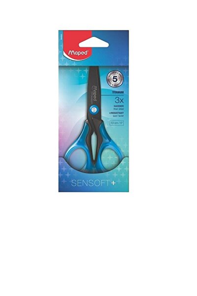 Maped Sensoft Titanium Simetrik Makas 13 cm. (484800)