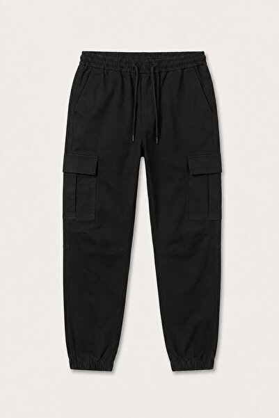 DeFacto Regular Fit Belted Lace-Up Cargo Pocket Jogger Pants F4681Ax26Au