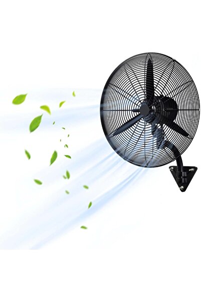 Bonai Industrial Wall Fan –26-Inch, 230W Heavy-Duty Metal Fan for Factory, Wa...