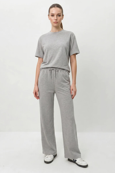 Şeker Portakalım Set de top și pantaloni pentru femei, confortabil, elastic, ...