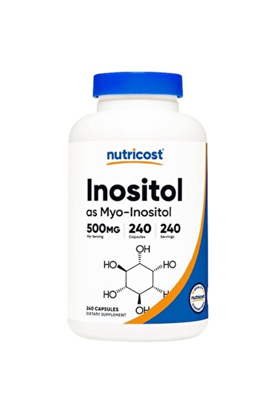 Nutricost Inozitol 500 mg Supliment alimentar, 240 capsule