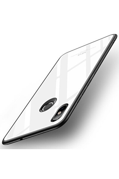 MSVII Γυάλινη Θήκη TPU Λευκή (Xiaomi Mi8 SE)