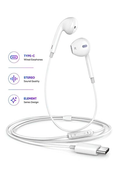 Mcdodo Type-C Wired Earphones Element Series with Mic, USB-C Stereo Headphone...