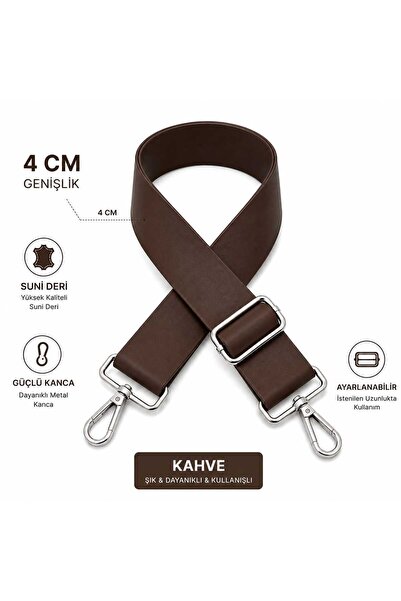 aurellen 4 cm 120 cm Ayarlanabilir Suni Deri Askı Sap Çanta Omuz Çapraz Gitar...