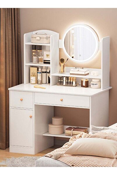 sharpdo Multifunctional Bedroom with Drawer Storage Dresser 130x40x80cm