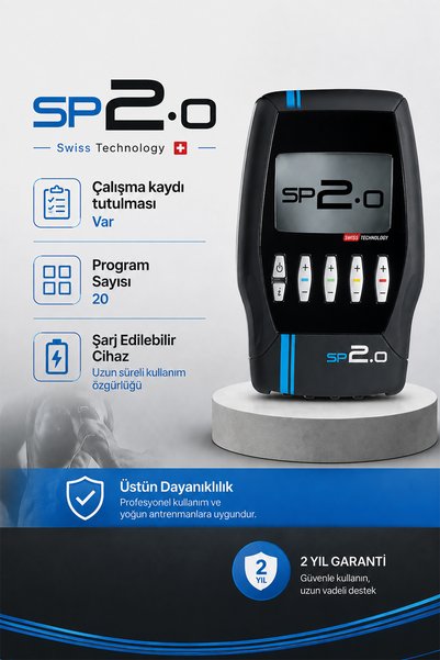 TAGESAN SP 2.0 Kas Geliştirme Masaj ve Stimülatör Cihazı | EMS TENS 20 Programlı