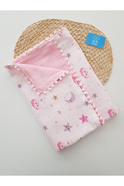 artıbebe Cloudy Double Layer Muslin Blanket |   100% Cotton Muslin Cloth |   ...