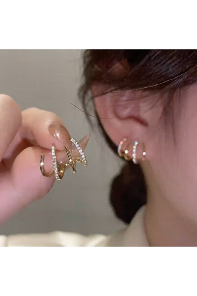 Choice1 QLX ED192 G 925 sterling Silver/glod Color Earrings for Woman Fashion...