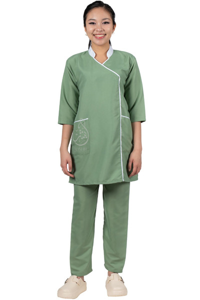 ABSHIR Housemaid/Baby Sitter/Khadama/Nanny Uniform Set, Top with Pockets and ...