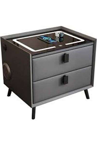 Generic Smart Bedside Table, Morden Nightstand End Table, Sofa Side Table, wi...