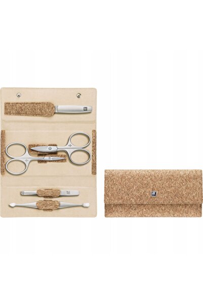 ZWILLING Set de manichiură Twinox, carcasă din plută, 5