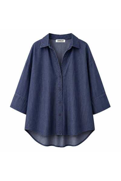 HANIQA Minimal Line Detailed Shirt