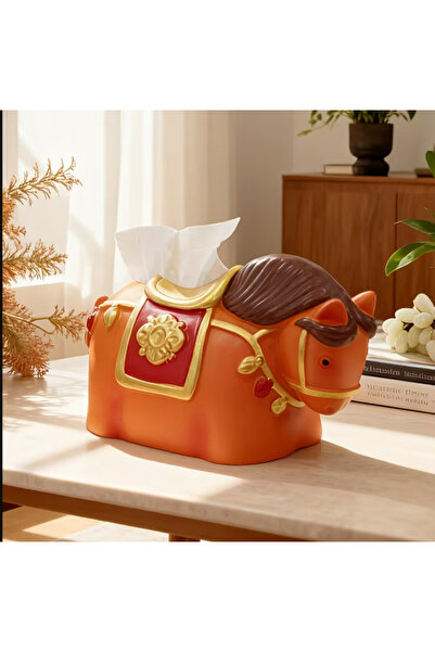 BABUN Horse Figured Napkin Holder Tissue Box Decorative Napkin Box Stylish an...