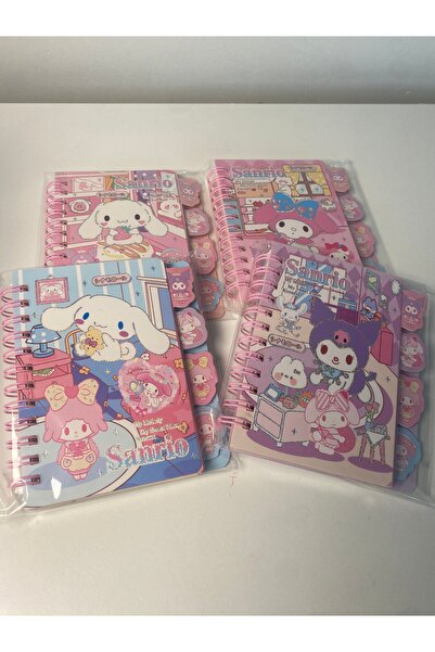 Sakura Konsept Butik Sanrio Mini Notepad with Bookmark 1Pcs Assorti Kuromi My...