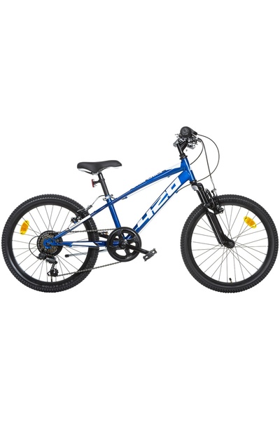 Dino Bikes Bicicleta copii 20" MTB baieti Sport albastru cu 6 viteze si suspe...