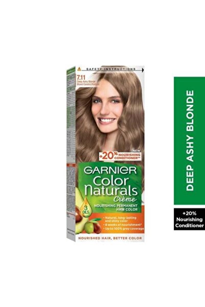 Garnier Color Naturals Hair Dye Deep Ash Blonde No. 7.11