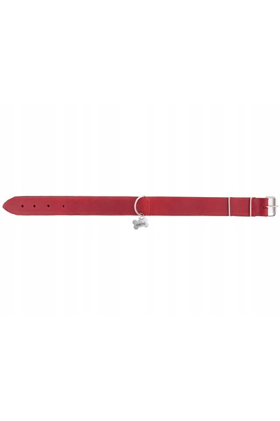 NO BRAND Zgardă din piele pentru câini, 2 tipuri de piele, 54-63 cm
