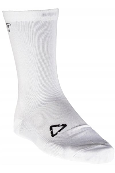 Leatt Șosete de ciclism MTB Endurance albe, mărime S/M 43-48